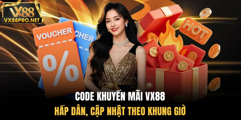 Code Khuyến Mãi Vx88 Hấp Dẫn, Cập Nhật Theo Khung Giờ